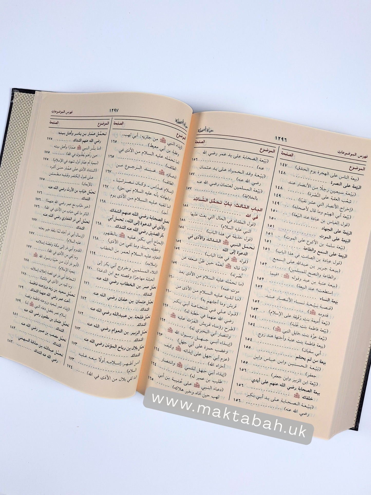 حياة الصحابة -للعلامة محمد يوسف الكاندهلوي (مجلد واحد)